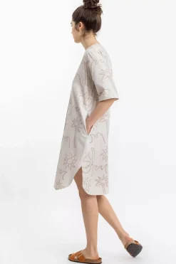 Beachside Kaftan Kleid Off-White