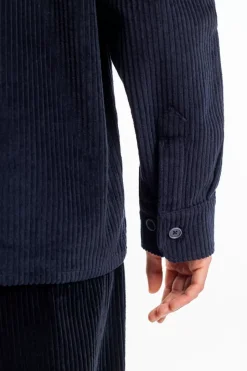 Cord Hemd Bio Baumwolle - Dunkelblau