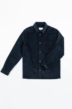 Cord Hemd Bio Baumwolle - Dunkelblau