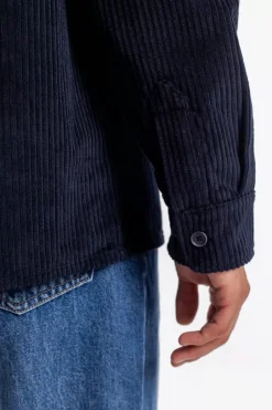 Cord Hemd Bio Baumwolle - Dunkelblau