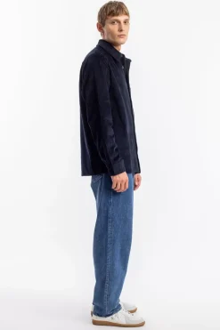 Cord Hemd Bio Baumwolle - Dunkelblau