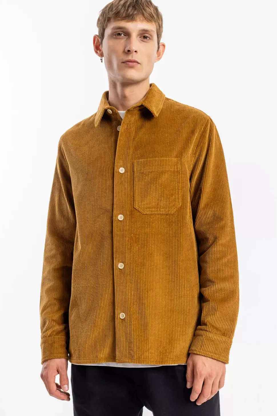 Cord Hemd Bio Baumwolle - Toffee
