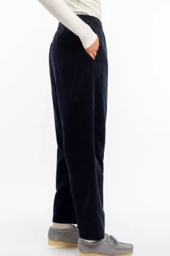 Cord Hose Bio Baumwolle - Dunkelblau