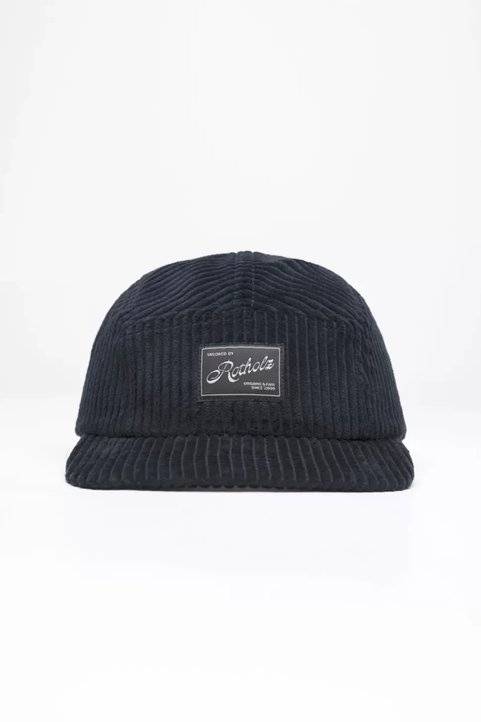 Cord 5-Panel Cap Bio Baumwolle - Dunkelblau