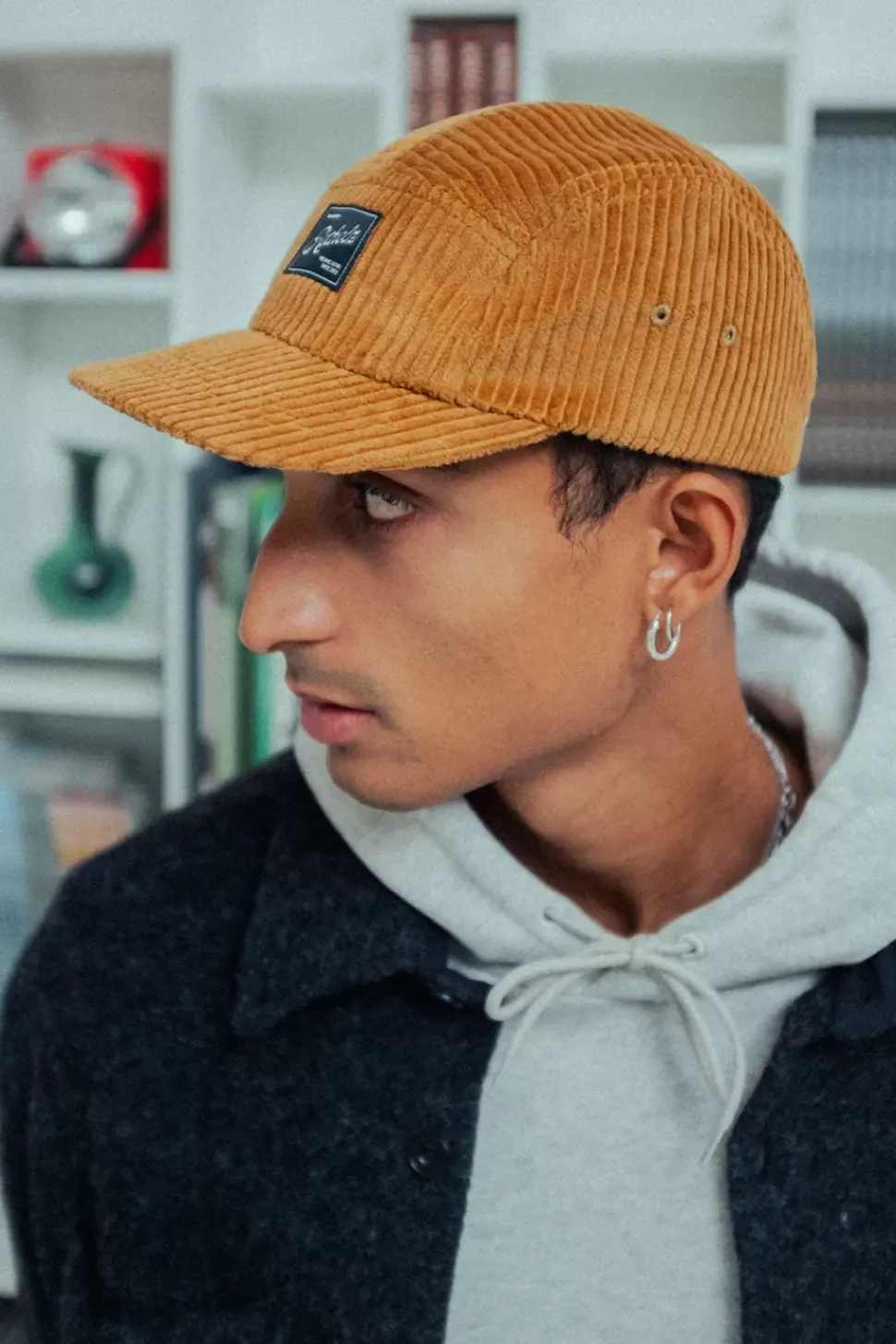 Cord 5-Panel Cap Bio Baumwolle - Toffee