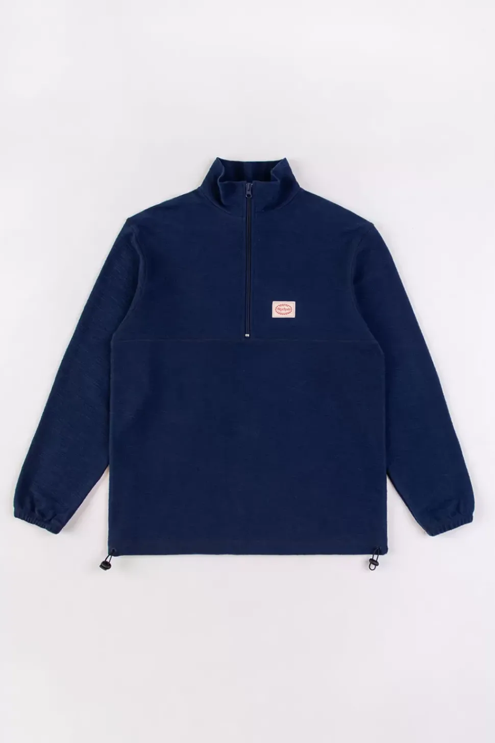 Divided Half Zip Sweatshirt Blau