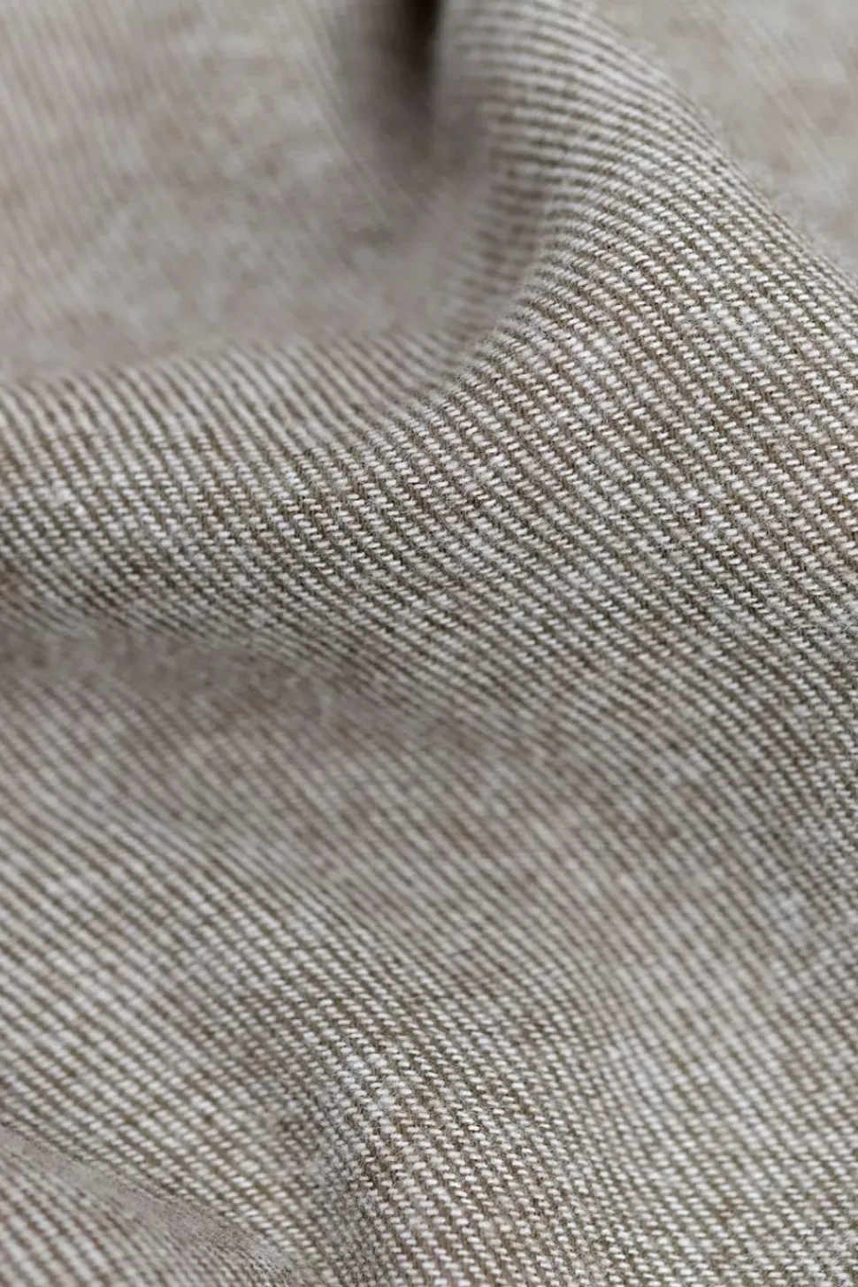 Flanell Hemd Bio Baumwolle - Braun Meliert