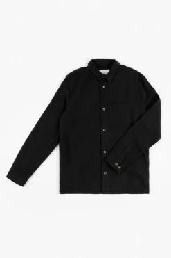 Flanell Hemd Bio Baumwolle - Schwarz