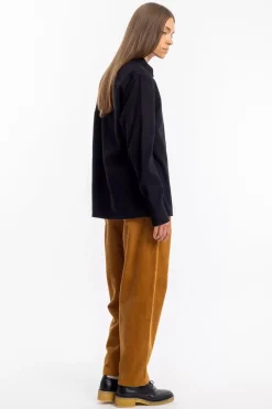 Flanell Hemd Bio Baumwolle - Schwarz