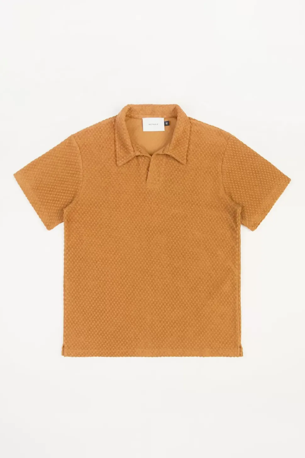 Frottee Polo Bio Baumwolle - Karamell