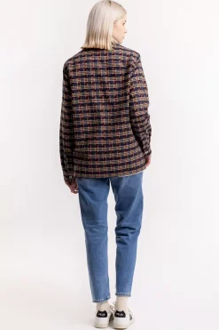Gemustertes Overshirt Aus Bio-Baumwolle