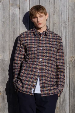 Gemustertes Overshirt Aus Bio-Baumwolle
