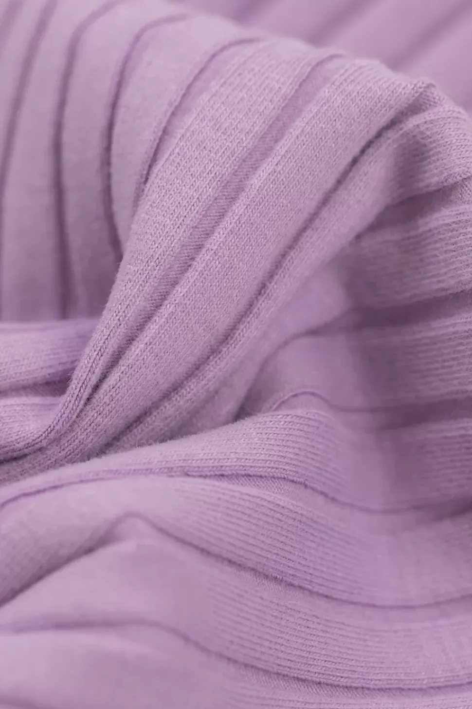 Gerippte Hose Bio Baumwolle - Lavendel
