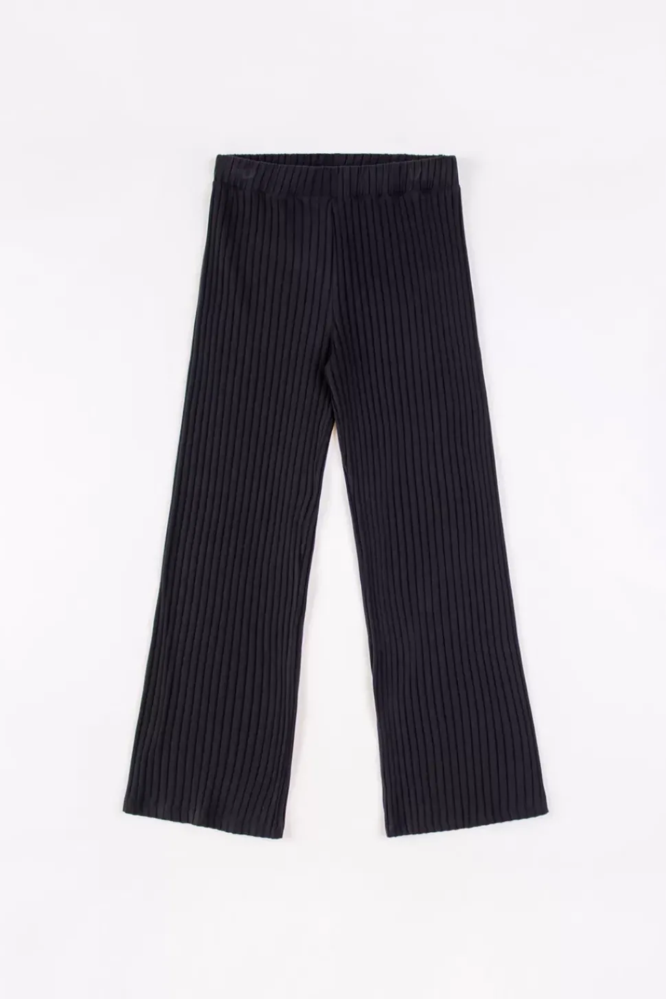 Gerippte Hose Bio Baumwolle - Schwarz