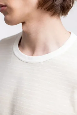 Gestreiftes T-Shirt Creme