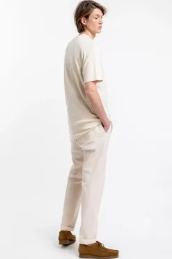 Gestreiftes T-Shirt Creme