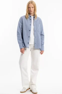 Hemd Bio Baumwolle - Denim Blau
