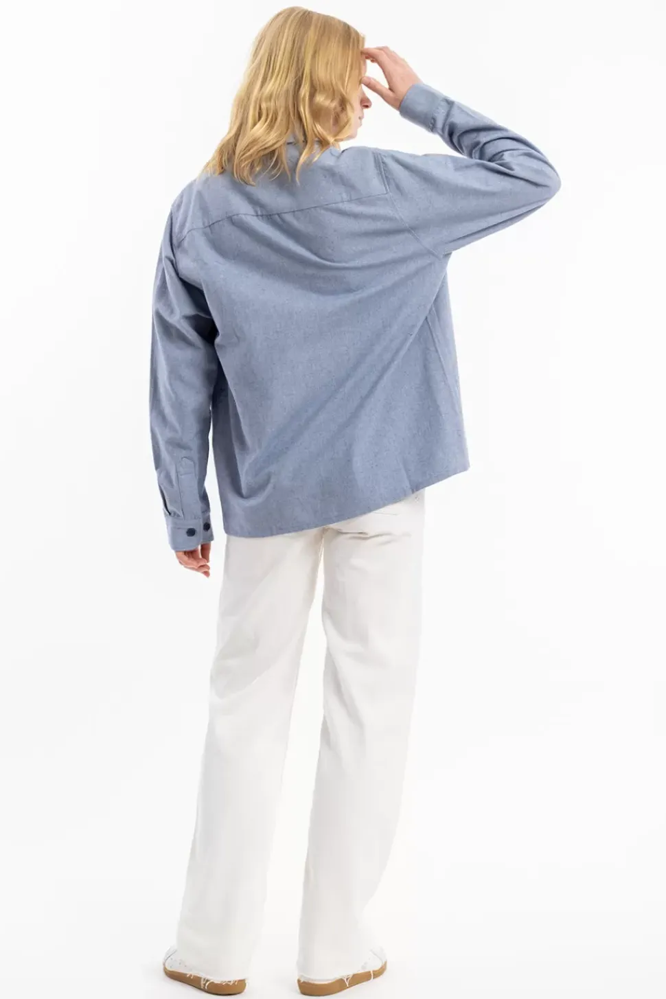 Hemd Bio Baumwolle - Denim Blau