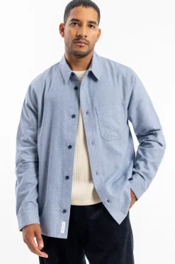 Hemd Bio Baumwolle - Denim Blau