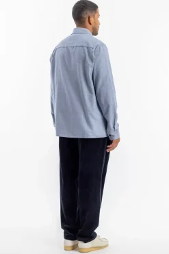 Hemd Bio Baumwolle - Denim Blau