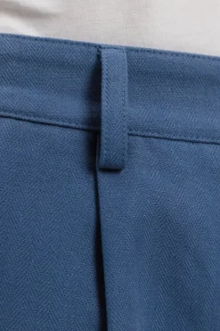 High Waist Hose Bio-Baumwolle - Blau