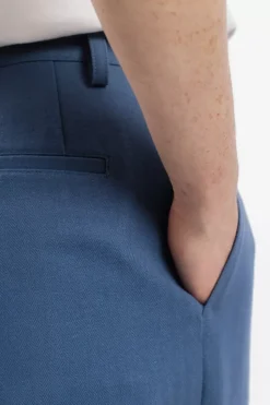 High Waist Hose Bio-Baumwolle - Blau