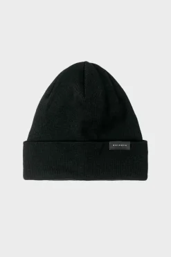Klassische Mutze Merino Fein - Schwarz