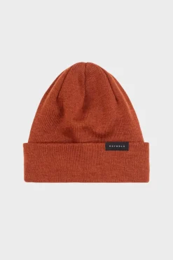 Klassische Mutze Merino Fein - Rot