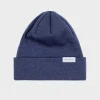 Klassische Mutze Merino Fein - Blau