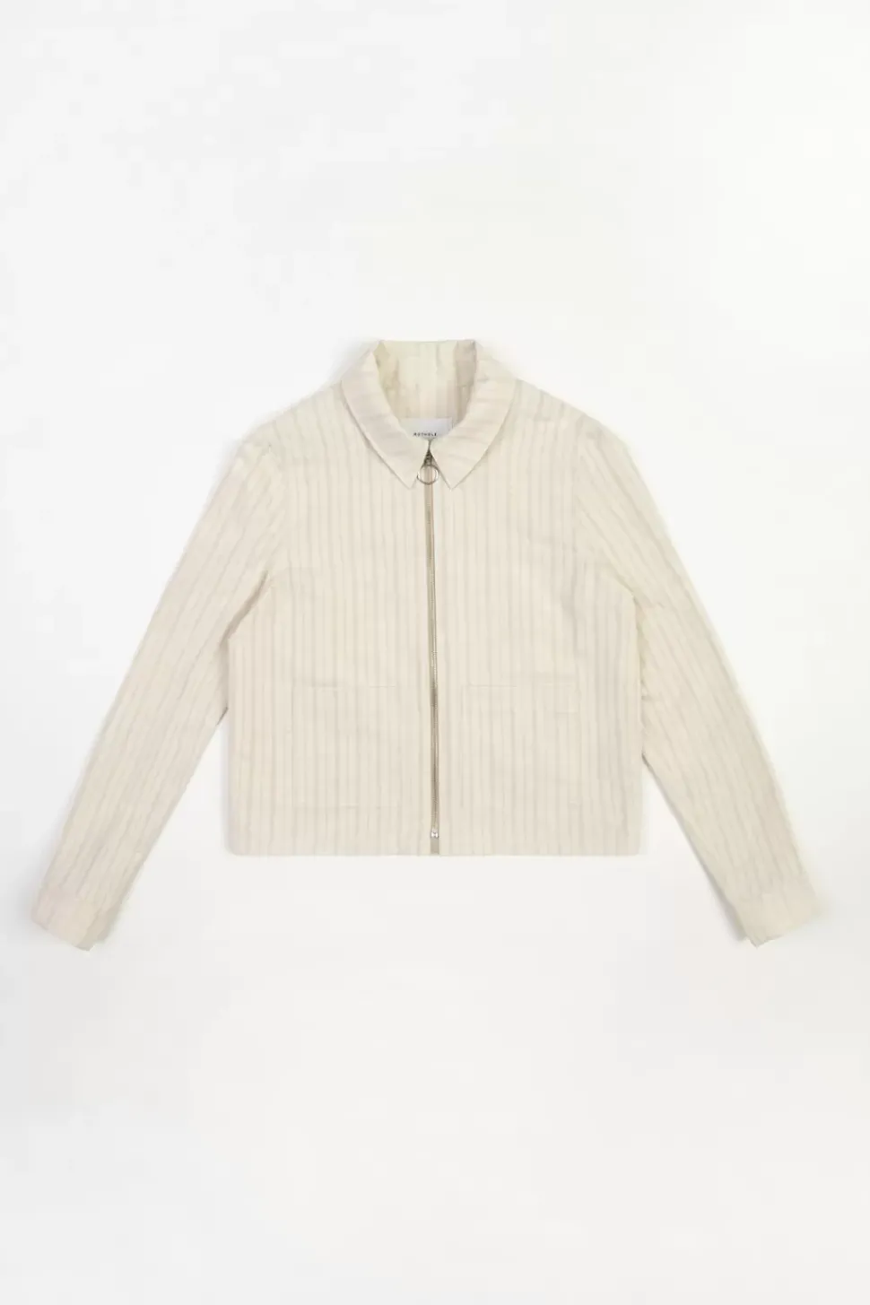 Kurze Jacke Leinen Mix - Creme