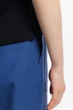 Kurzes T-Shirt Bio Baumwolle - Schwarz