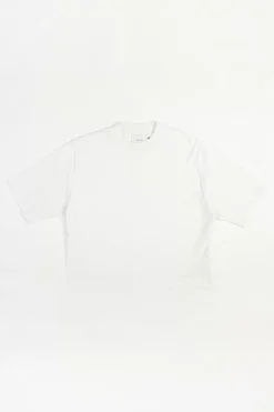 Kurzes T-Shirt Bio Baumwolle - Weis