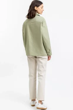 Leichte Jacke Aus Bio Canvas Grun Kariert
