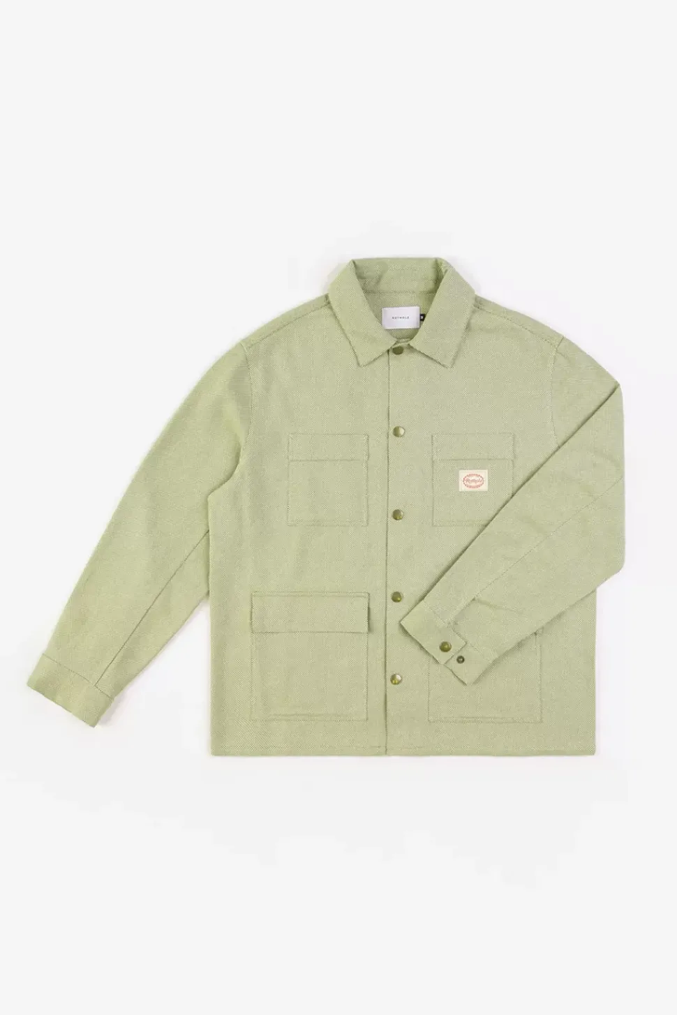 Leichte Jacke Aus Bio Canvas Grun Kariert