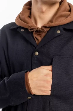 Leichte Jacke Bio Baumwolle - Schwarz