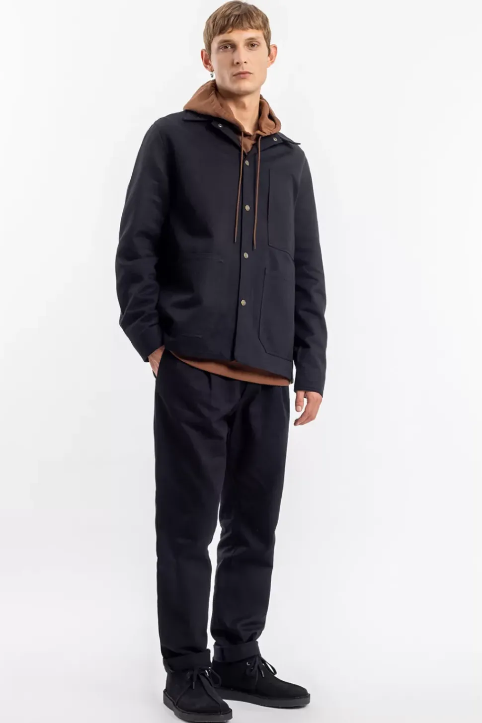Leichte Jacke Bio Baumwolle - Schwarz