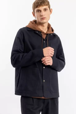 Leichte Jacke Bio Baumwolle - Schwarz