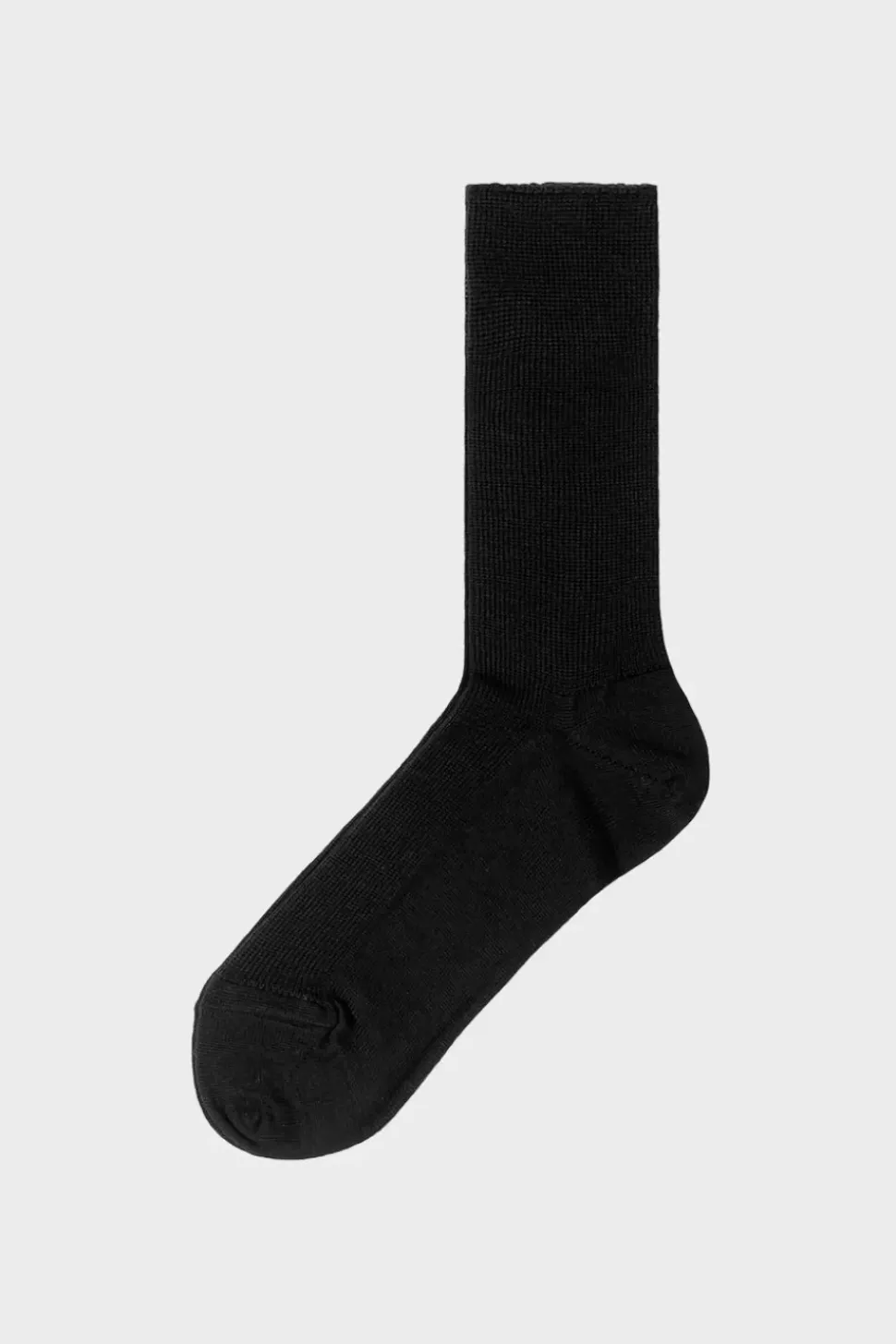 Leichte Socken Schurwolle - Schwarz