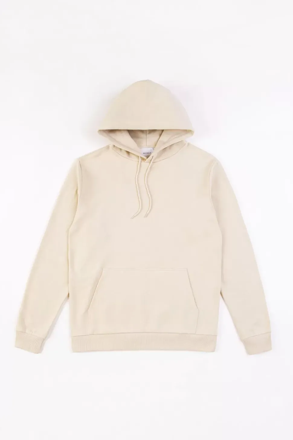 Logo Hoodie Aus Bio-Baumwolle Creme