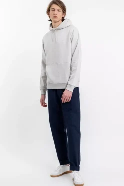 Logo Hoodie Aus Bio-Baumwolle Grau