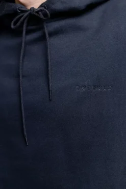 Logo Hoodie Aus Bio-Baumwolle Schwarz