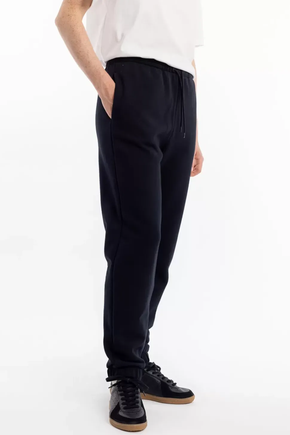 Logo Sweatpants Bio Baumwolle - Schwarz