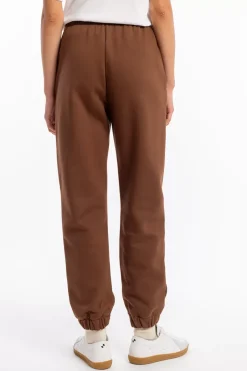 Logo Sweatpants Bio Baumwolle - Braun