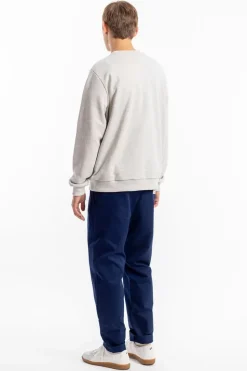 Logo Sweatshirt Bio Baumwolle - Grau