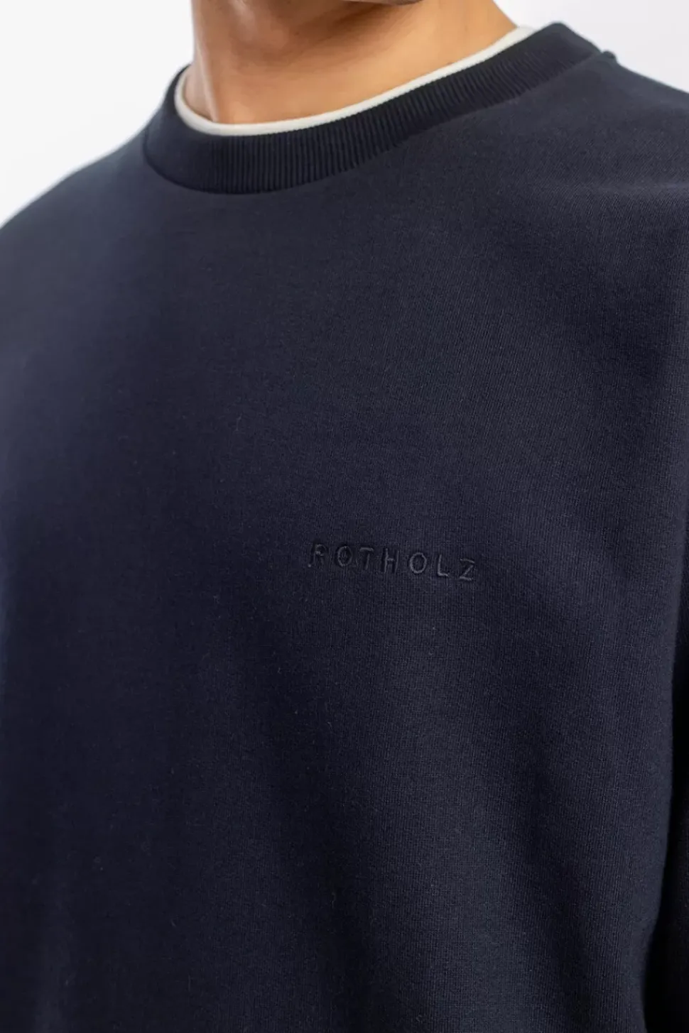 Logo Sweatshirt Bio Baumwolle - Schwarz