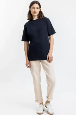 Logo T-Shirt Aus Bio-Baumwolle Schwarz