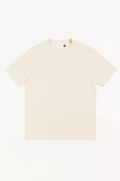 Logo T-Shirt Aus Bio-Baumwolle Creme