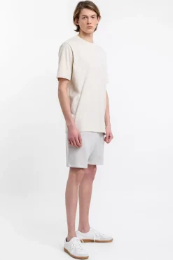 Logo T-Shirt Aus Bio-Baumwolle Creme