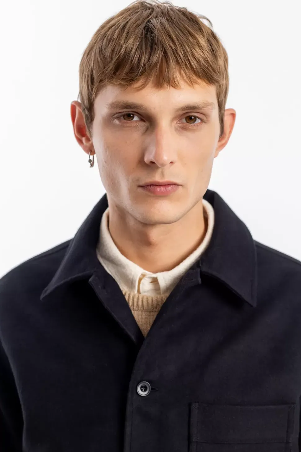Moleskin Jacke Bio Baumwolle - Schwarz