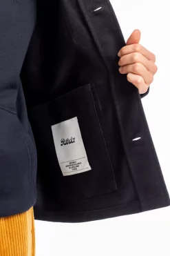 Moleskin Jacke Bio Baumwolle - Schwarz